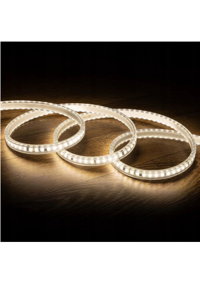 Taśma LED SMD 3528 230V 4.8W/m biała neutralna 60LED/m IP67 10m ledownia.pl
