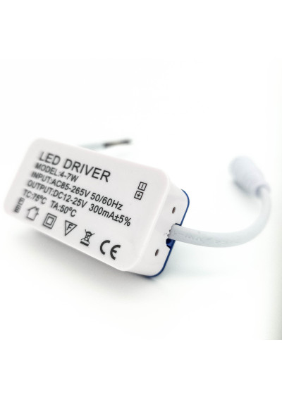 Zasilacz LED mini CC 300mA 4-7W 12-24V - zdjęcie produktu 3
