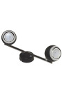 Lampa spotlight KRONI 2xGU10 czarna | LEDownia.pl