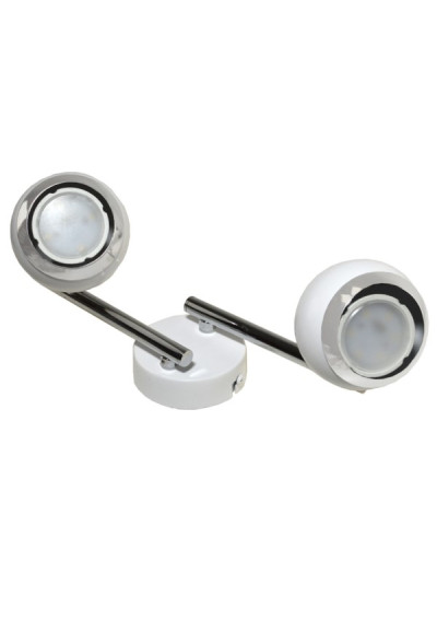 Lampa spotlight KRONI 2xGU10 biała | LEDownia.pl