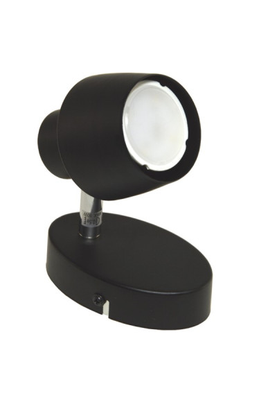 Lampa spotlight KIVOp 1xGU10 czarna | LEDownia.pl