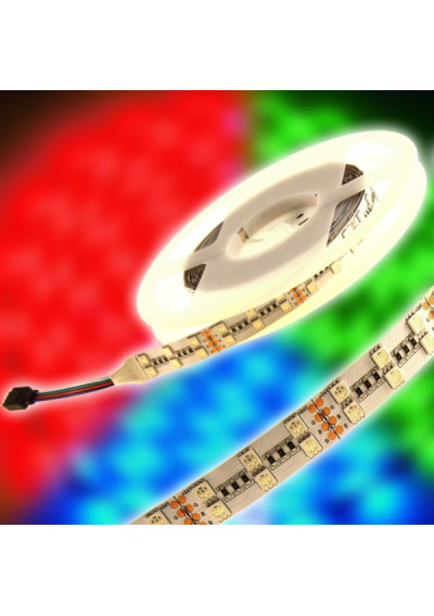Taśma LED SMD 5050 15mm 24V 20W/m RGB 120LED/m IP20 5m ledownia.pl