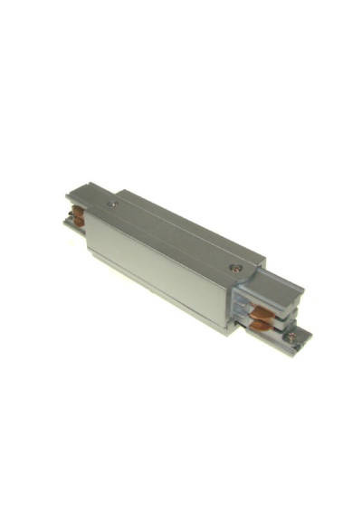 Łącznik szyny 3 fazowej Adar prosty srebrny | LEDownia.pl