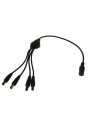 DC Power Splitter 1 Socket / 4 Plugs 2.1/5.5 40cm