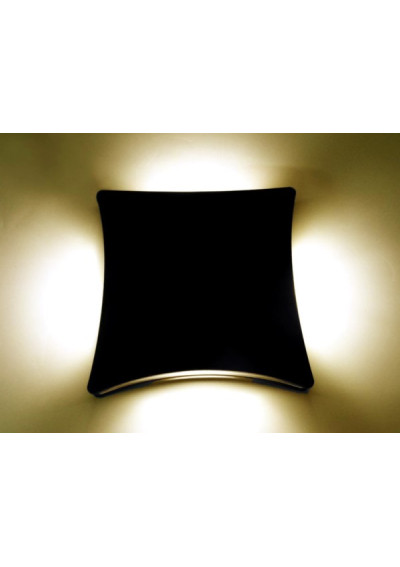 Oprawa elewacyjna LED Elkim 4W WW czarna | LEDownia.pl