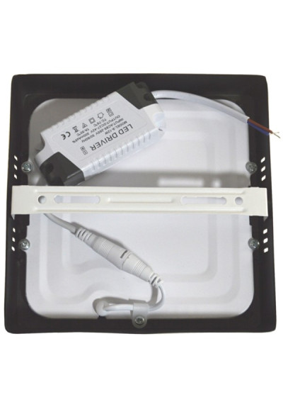 Panel led Rayven 12W 230V 4000K czarny | LEDownia.pl