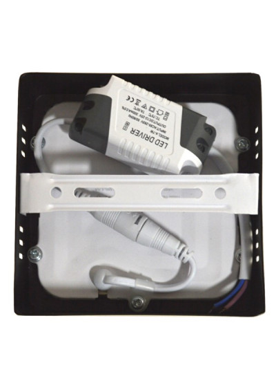 Panel led Rayven 6W 230V 4000K czarny | LEDownia.pl