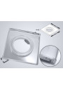 Lunivar Clear Chrome Ceiling Light