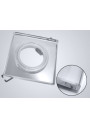 Lunivar Clear Chrome Ceiling Light