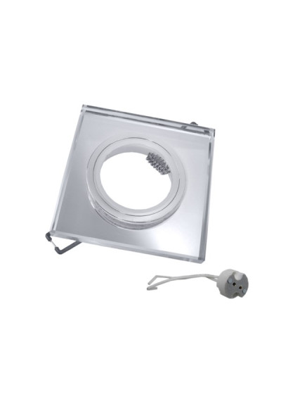 Lunivar Clear Chrome Ceiling Light