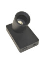TAVO1xGU10 Black Spotlight Lamp with USB Socket | LEDownia.pl