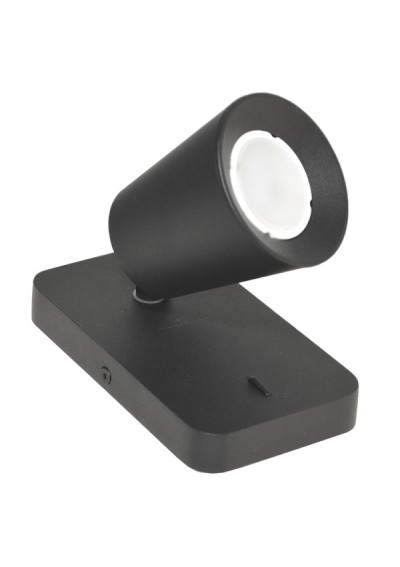 Lampa spotlight TREVO 1xGU10 czarna | LEDownia.pl
