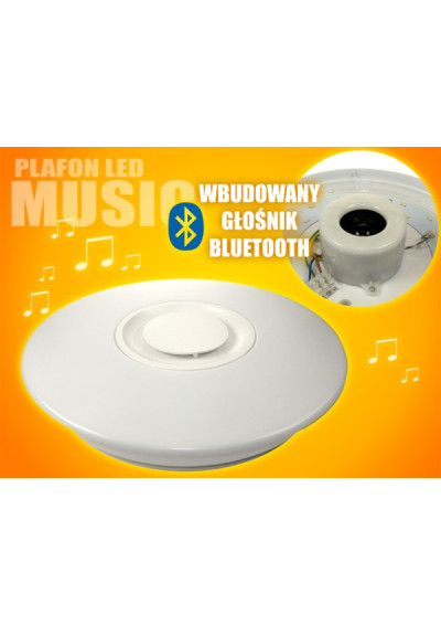 Music LED Ceiling Light 12W WW Bluetooth | LEDownia.pl