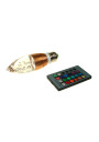 Offa E27 3W RGB LED Bulb with Remote Copper