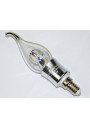Imbert S E14 4W WW Silver LED Bulb