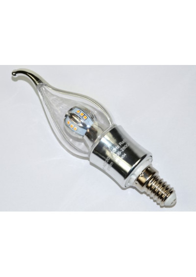 Imbert S E14 4W WW Silver LED Bulb