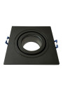 Ceiling Luminaire Lunavo ruchoma Black kwadrat IP54
