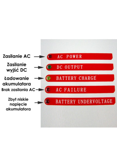 Zasilacz LED SMPS back up z kontrolą skrzynka 12V/10A - zdjęcie produktu 4