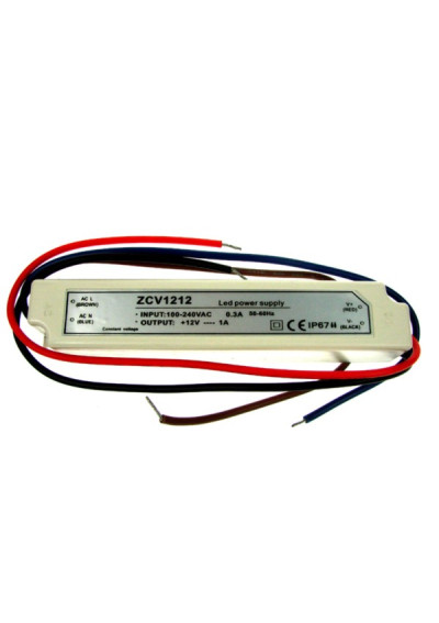 Zasilacz LED 12V 12W napięciowy IP67 PK100 - product image 2