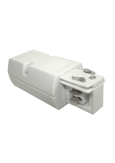 Końcówka szyny 3 fazowej Gildas biała | LEDownia.pl