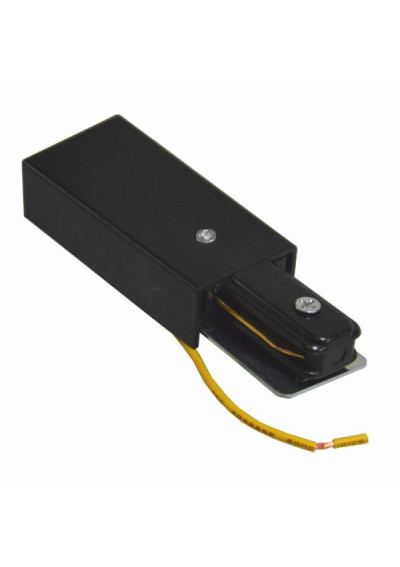 Końcówka szyny 1 fazowej Pant czarna | LEDownia.pl