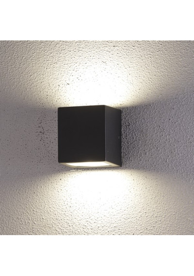 Oprawa elewacyjna LED Double 25W 4000K czarna | LEDownia.pl