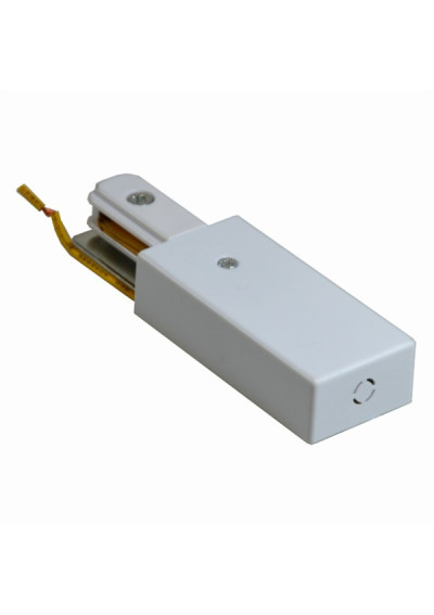 Końcówka szyny 1 fazowej Pant biała | LEDownia.pl