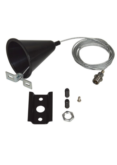 Uchwyt do podwieszenia szynoprzewodów 1 faza czarn | LEDownia.pl