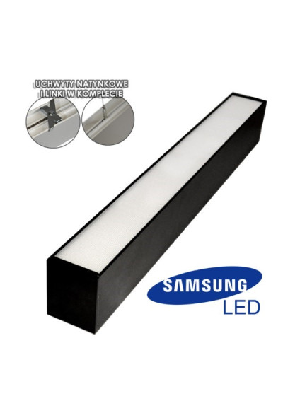 Oprawa led Lux Line 24W 3000K 0,6m czarna | LEDownia.pl