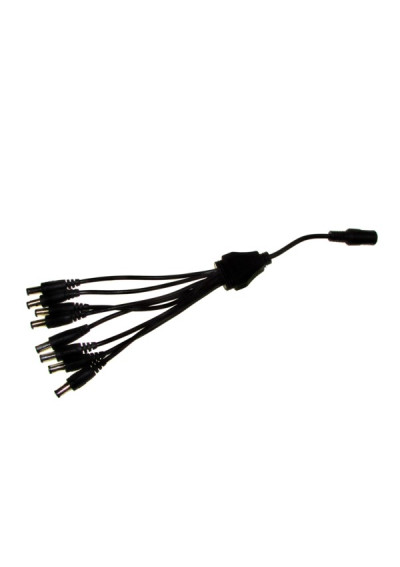 Power Splitter DC 1in/8out 2.5/5.5 25cm