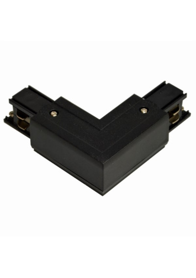 Łącznik szyny 3 fazowej Adar narożnik czarny | LEDownia.pl