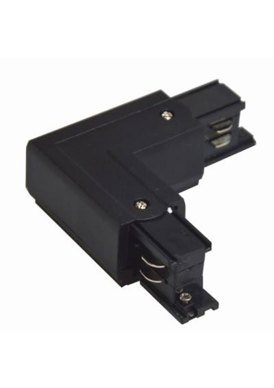 Łącznik szyny 3 fazowej Adar narożnik czarny | LEDownia.pl