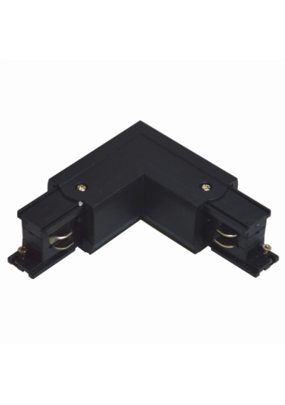 Adar Black Corner Connector for 3-Phase Track