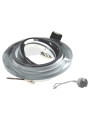 Evolet Clear Adjustable Chrome Ceiling Light