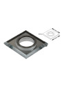 Zyven Clear Chrome Ceiling Light