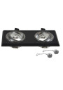 Zyven Black Double Adjustable Ceiling Light