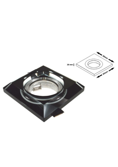 Oprawa sufitowa Clyne Black