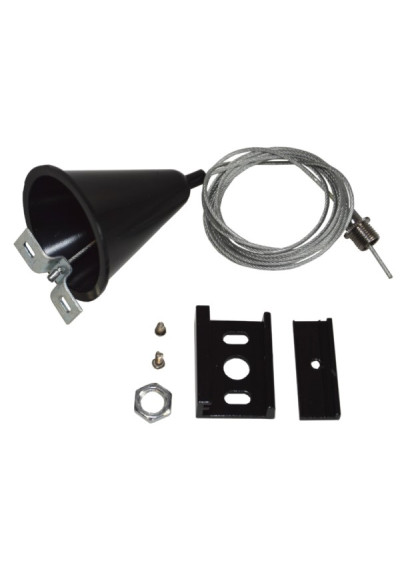 Uchwyt do podwieszenia szynoprzewodów 3 fazy czarn | LEDownia.pl