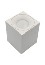 Cyro Helixa Fixed Rectangular Ceiling Light Aluminum