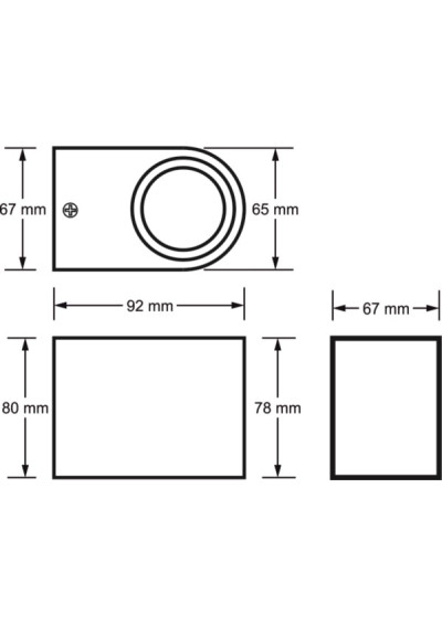 Oprawa elewacyjna Forti 1x GU10 srebrny | LEDownia.pl