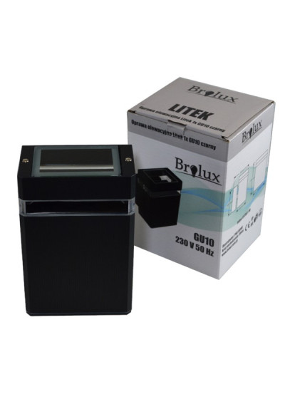 Oprawa elewacyjna Litek 1x GU10 czarny | LEDownia.pl