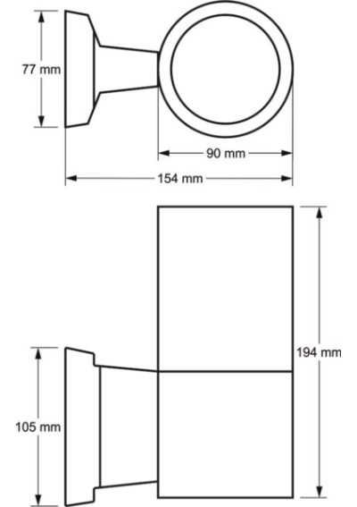 Oprawa elewacyjna Kiltor 1x GU10 szary | LEDownia.pl
