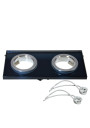 Lunivar Navy Double Ceiling Light