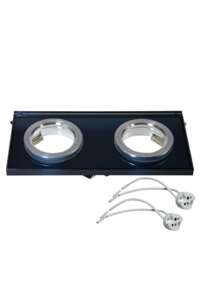Lunivar Navy Double Ceiling Light