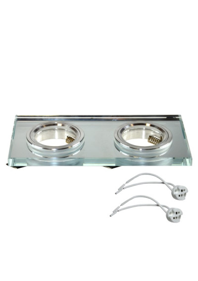 Lunivar Clear Double Ceiling Light