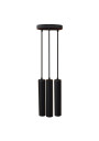 Karox 3GU10 Black Round Pendant Light 56x290