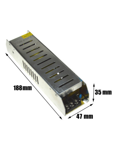 Zasilacz LED SMPS Slim 12V 100W - product image 2