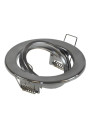Velune Silver Round Ceiling Fixture Adjustable Steel
