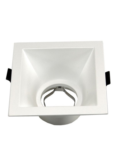 Vantor White Rectangular Ceiling Fixture Aluminum