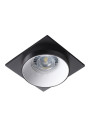 Elvara Square Black and White Ceiling Light